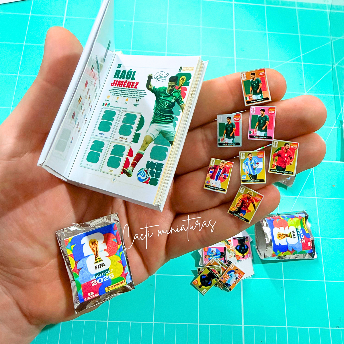Mini álbum Mundial — Stickers Extra | Artesanal