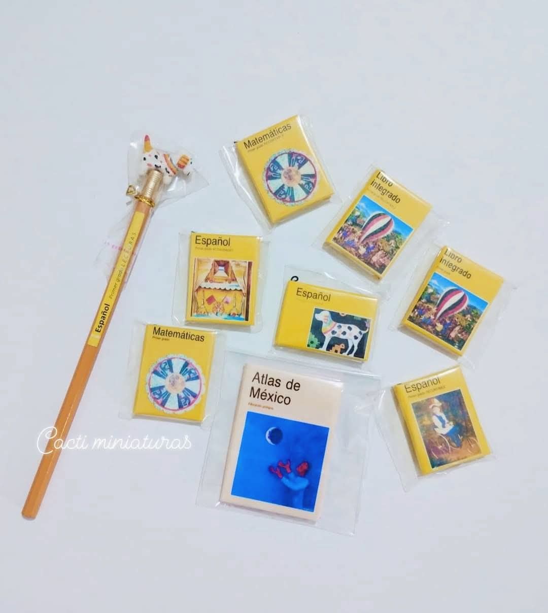 Coleccion Primer año primaria + lápiz y atlas de México