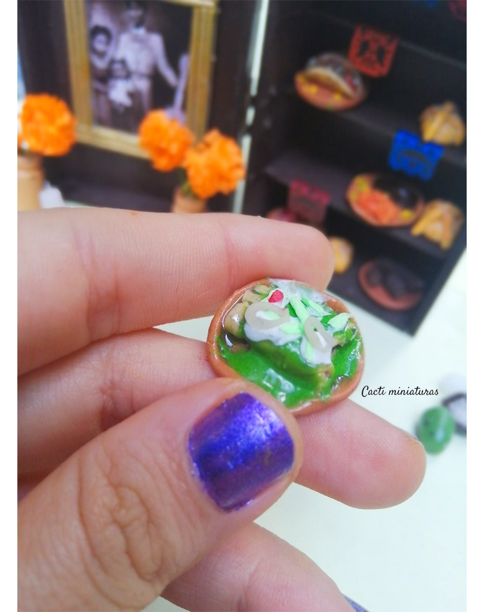 Mini ofrenda artesanal - Personalizada día de muertos