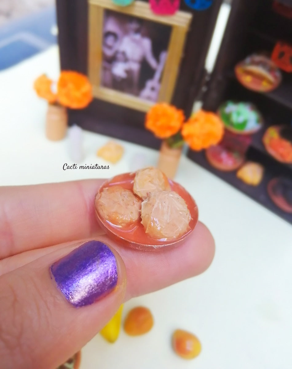 Mini ofrenda artesanal - Personalizada día de muertos