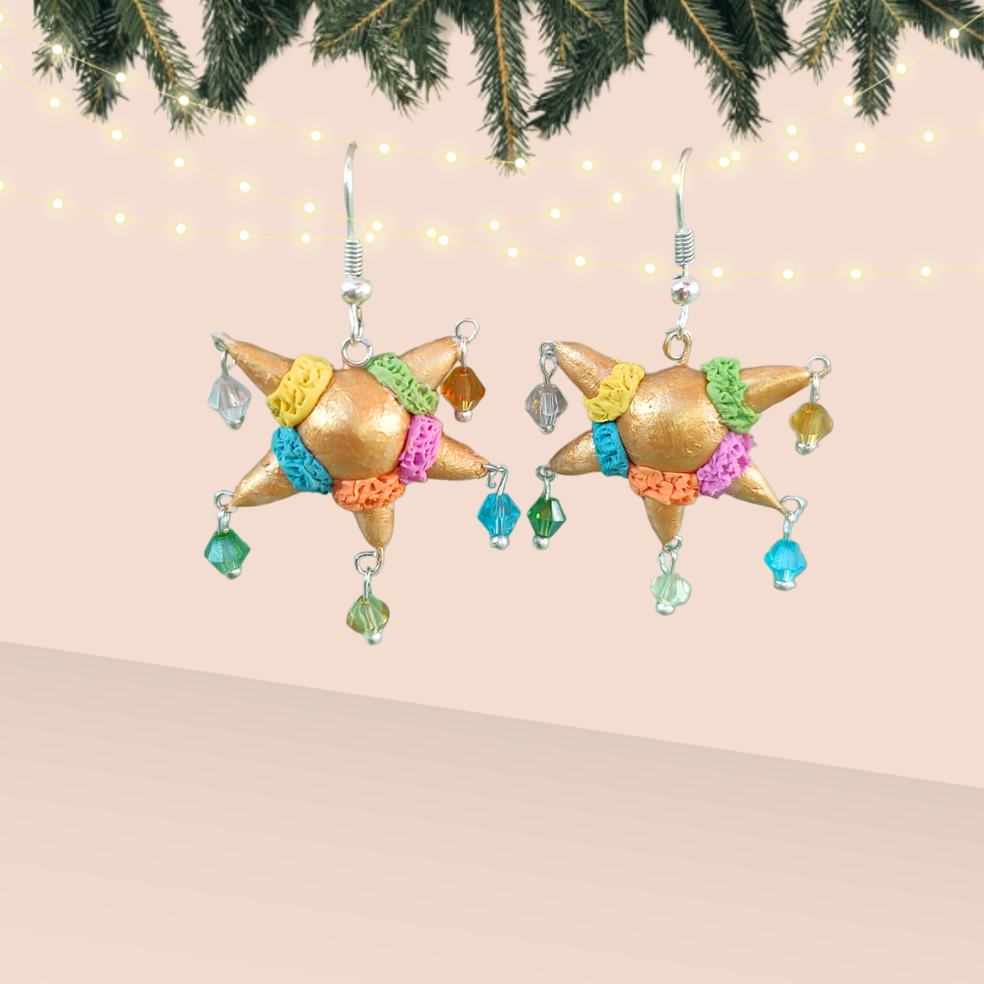 Aretes de mini piñata 🪅