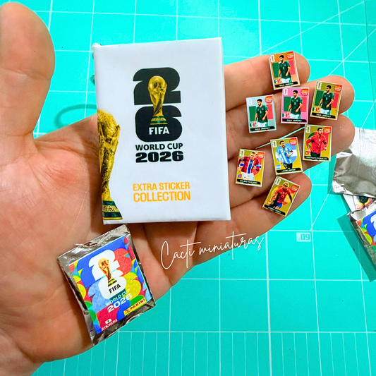 Mini álbum Mundial — Stickers Extra | Artesanal