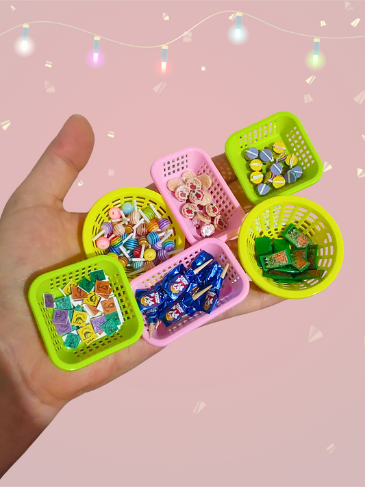 Docena de mini dulces artesanales al azar incluye 1 canastita | Hecho a mano