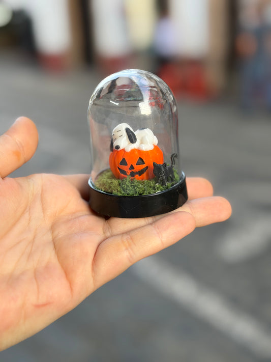 Mini cúpula Snoopy Halloween