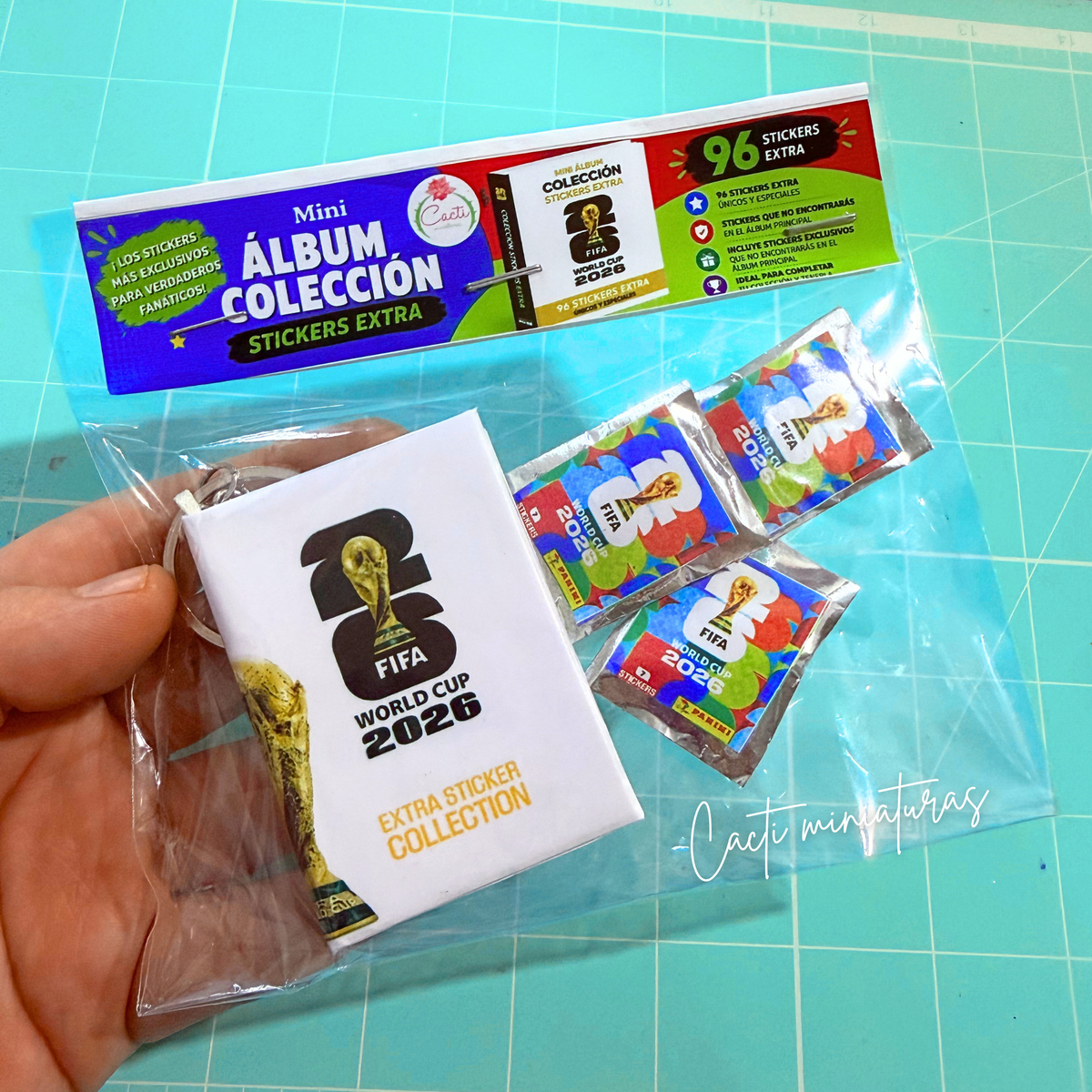 Mini álbum Mundial — Stickers Extra | Artesanal