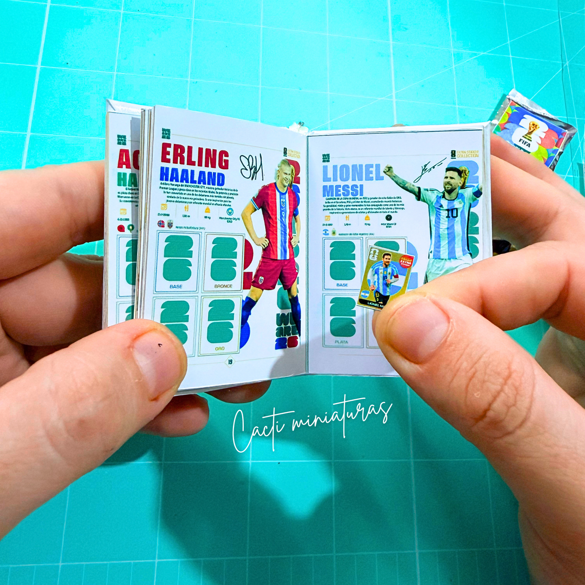 Mini álbum Mundial — Stickers Extra | Artesanal