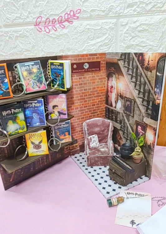 Rinconcito Harry Potter en miniatura - Set artesanal coleccionable