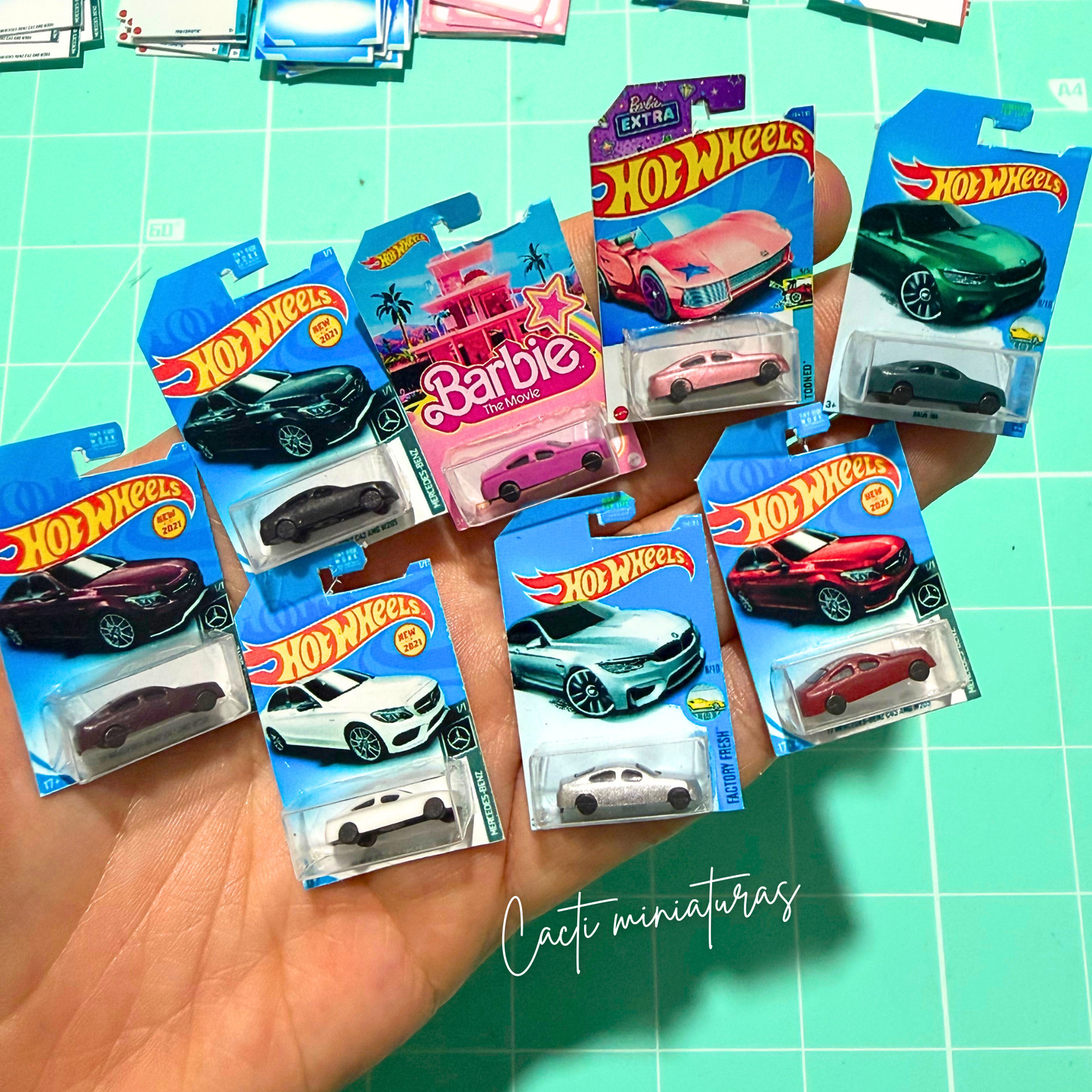 Mini carritos estilo Hot Wheels artesanales | Costo por pieza
