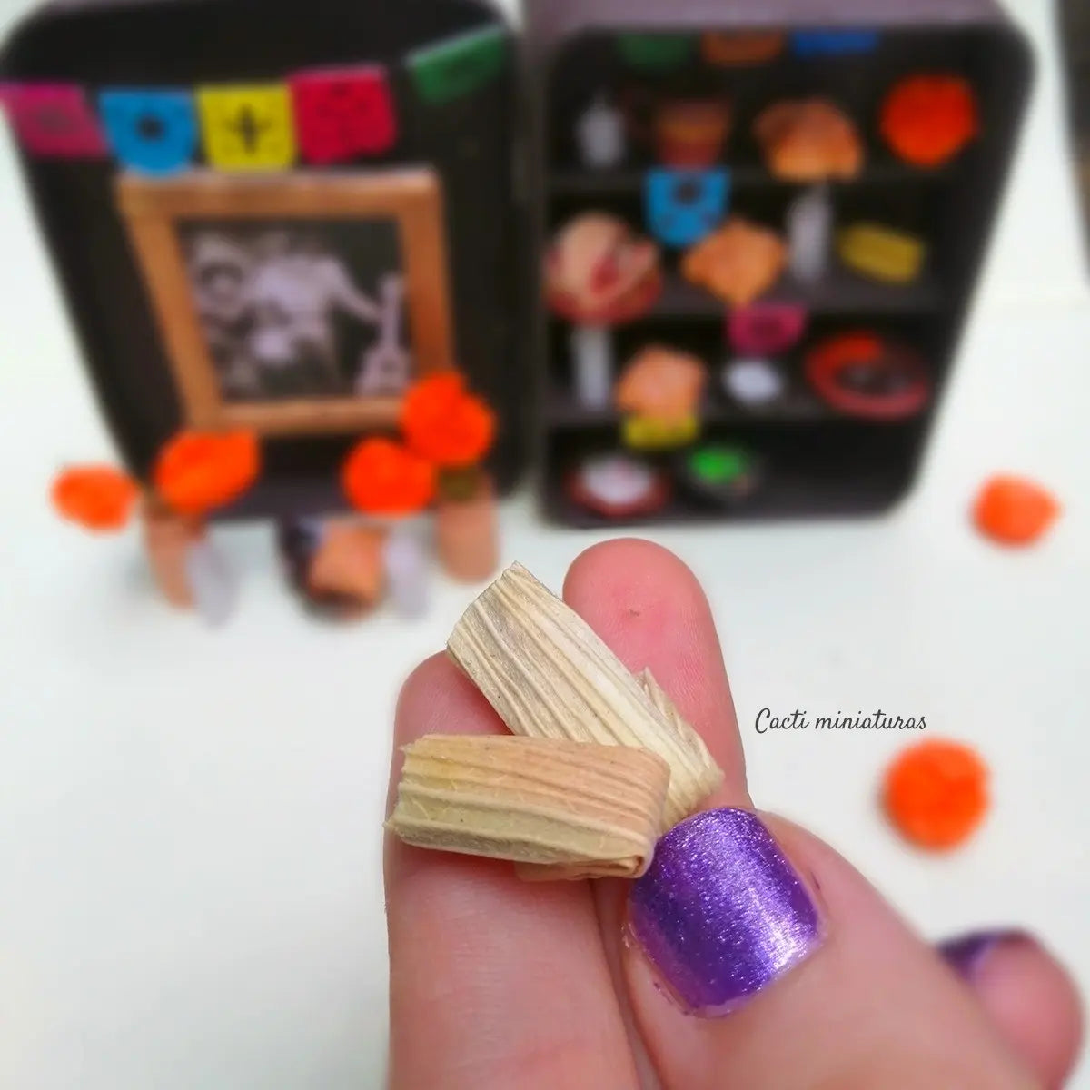 Mini ofrenda personalizada día de muertos