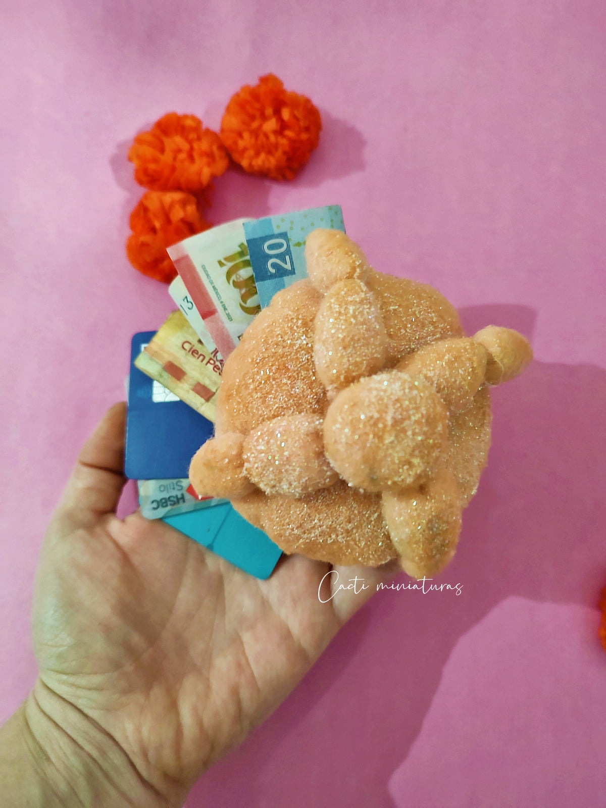 Monedero pan de muerto