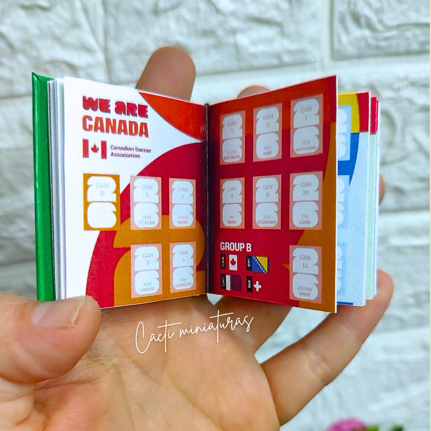 Kit Mini Álbum del Mundial completo  – Álbum artesanal, Stickers, Mini Balón y Sobres Coleccionables